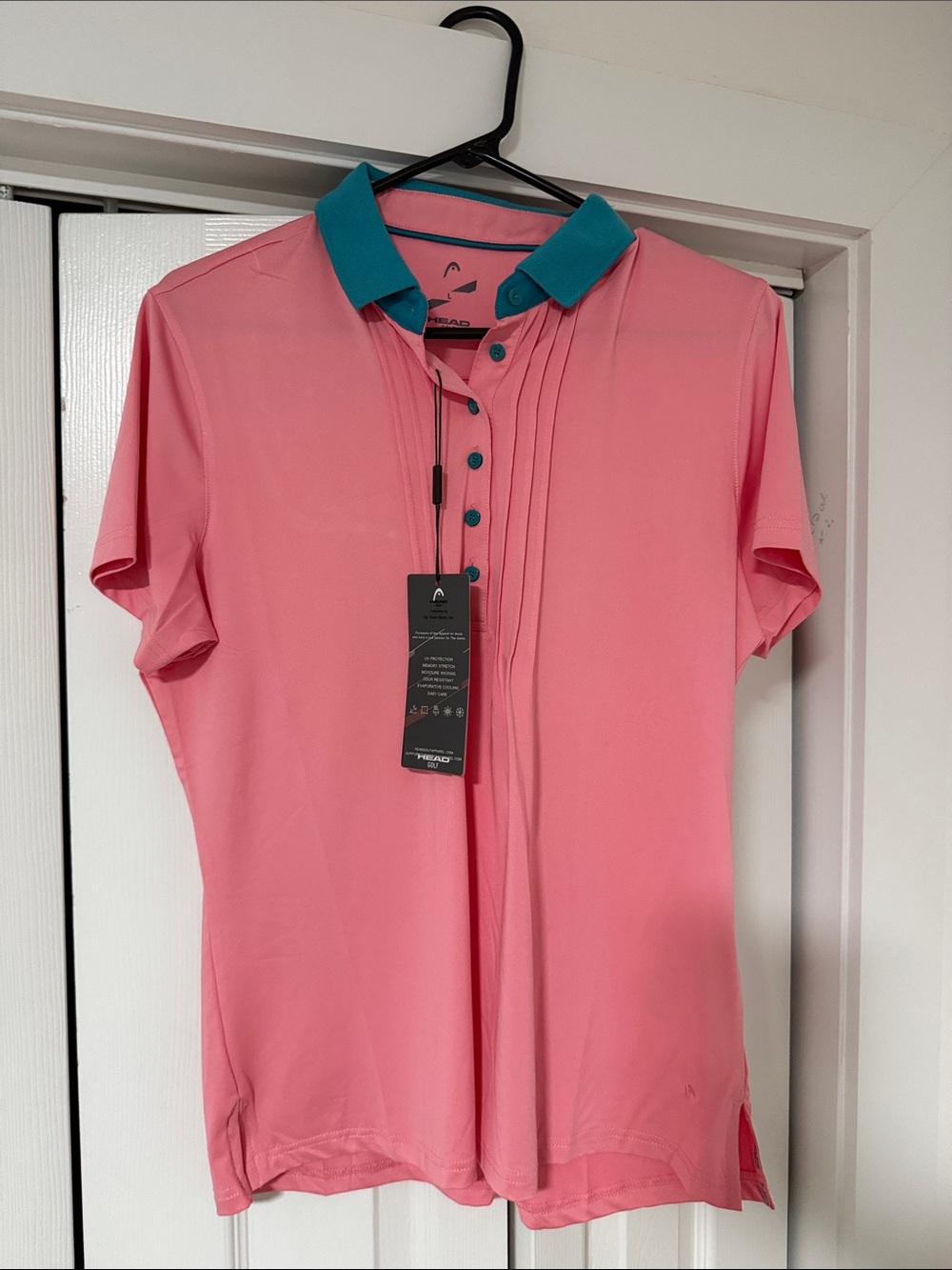 Head Women's Pink collared Golf Shirt